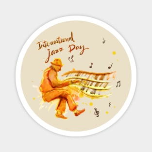 International Jazz Day Magnet